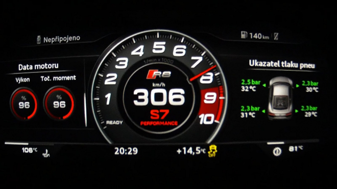 2800koňové Audi R8 ukázalo svou akceleraci. Připomíná to zrychlené scény z filmů, i na 400 km/h je dřív, než řeknete švec