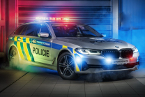 L'année dernière, la police a secrètement remplacé les radars non homologués des nouveaux chasseurs BMW. 1 - BMW 540i Touring xDrive Policie CR tiske 01