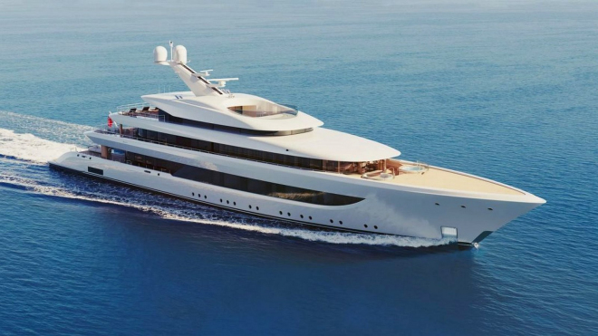 Le nouveau superyacht est conçu pour montrer aux riches ce qu'est le goût, une oasis flottante de paix et de tranquillité.