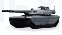 Hyundai a présenté son nouveau char. La technologie furtive le rend presque invisible, comme dans le futur - 4 - Hyundai Rotem tank 2023 concept 04