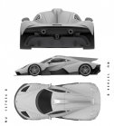 Les Russes ont breveté une nouvelle supersportive personnalisée, rappelant les anciens flops de Marussia - 3 - Rossa supersport 2023 patent images 03