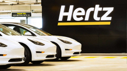 Les voitures électriques sont un problème croissant pour Hertz. Les voitures inutilisées restent dans les garages, les autres ruinent son nom - 2 - Tesla Hertz illustration photo 02