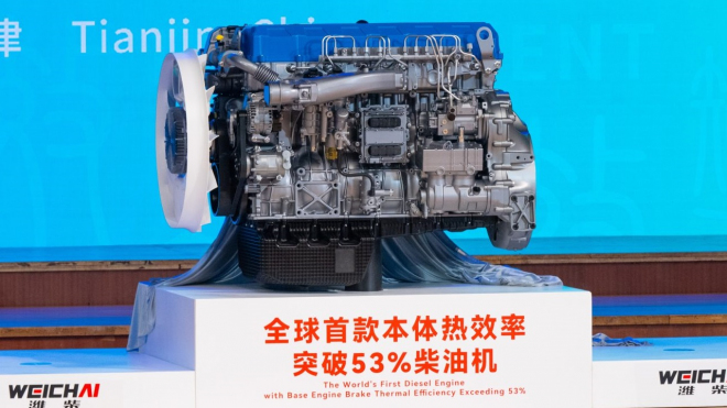 Číňané nakonec mohou zachránit i diesely, právě představili nejefektivnější naftový motor světa